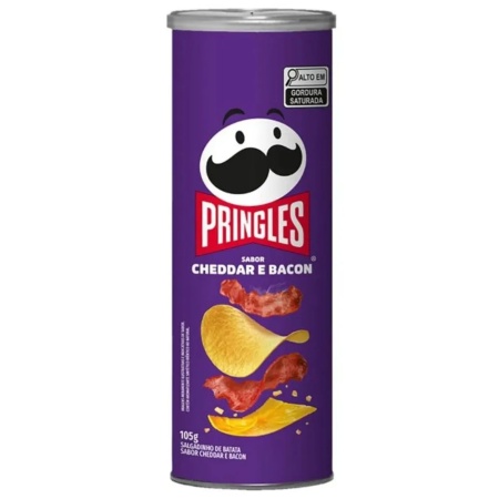 PAPAS FRITAS PRINGLES CHEDDAR Y BACON 105 GR