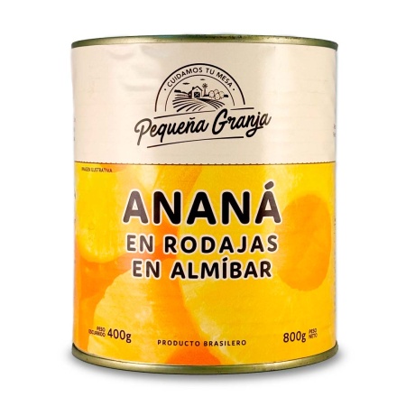 ANANA EN ALMIBAR PEQUEÑA GRANJA 850 GR.