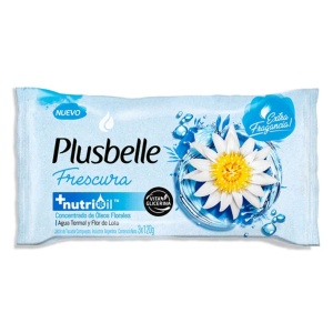 JABON TOCADOR PLUSBELLE FRESCURA 125 GR X 3