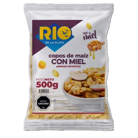 COPOS DE MAIZ CON MIEL RIO DE LA PLATA 500 GR