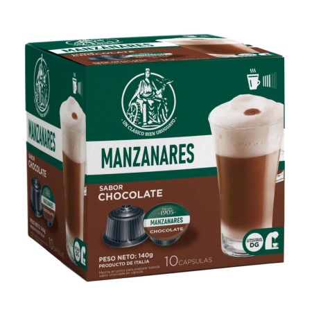 CAFE CAPSULAS MANZANARES CHOCOLATE X 10
