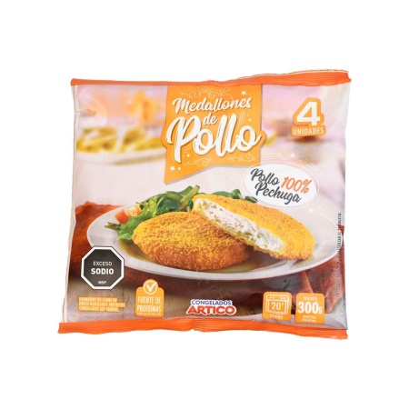 MEDALLON POLLO ARTICO 300 GR