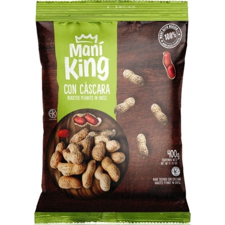 MANI TOSTADO CON CASCARA KING 400 GR