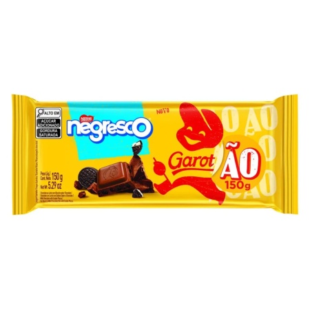 CHOCOLATE GAROTO NEGRESCO 150 GR
