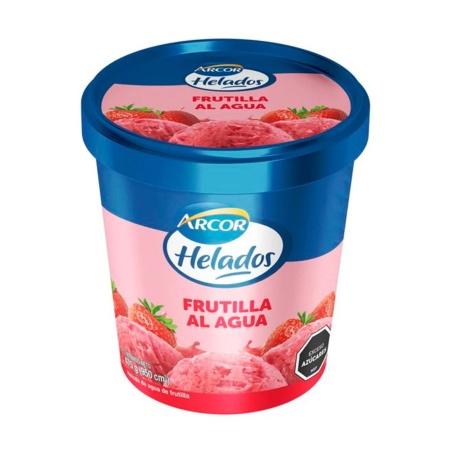 HELADO ARCOR AL AGUA FRUTILLA 900 CC