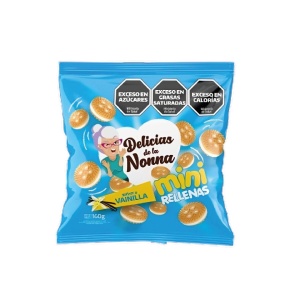 GALLETAS MINI RELLENAS DE VAINILLA DE LA NONNA 160 GR