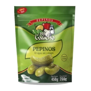 PEPINOS EN VINAGRE DEL GAUCHO 450 GR