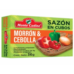 SAZON MORRON Y CEBOLLA MONTE CUDINE 4 UNID. 9 GR