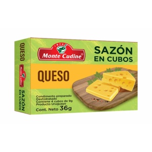 SAZON QUESO MONTE CUDINE 4 UNID. 9 GR
