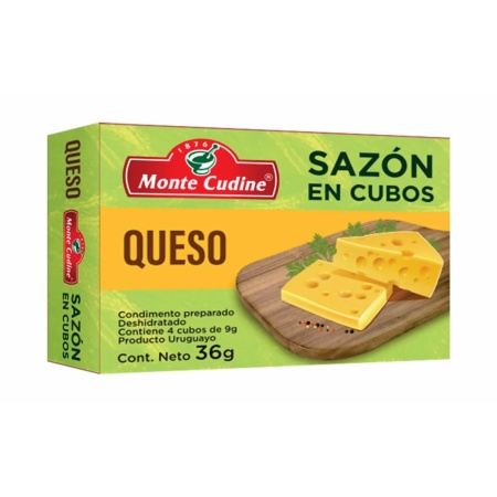 SAZON QUESO MONTE CUDINE 4 UNID. 9 GR
