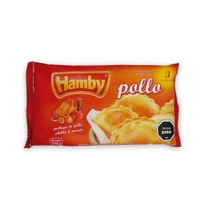 EMPANADAS DE POLLO HAMBY X 3