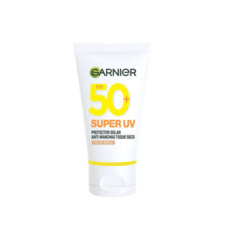 PROTECTOR SOLAR GARNIER FPS 50+ SUPER UV ANTI MANCHAS 40 GR - MEDIO