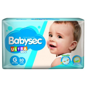 PAÑAL BABYSEC ULTRASEC G X 30