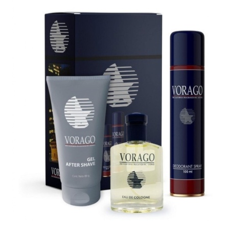 PACK VORAGO - PERFUME 50 ML + AFTER SHAVE + DEO