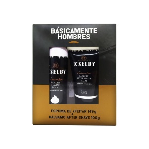 ESTUCHE DR. SELBY - ESPUMA DE AFEITAR LAVENDER + BALSAMO
