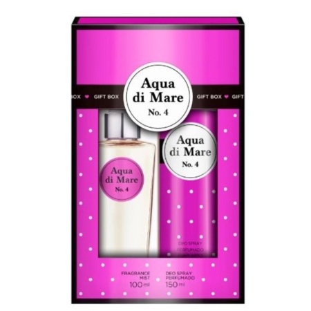 ESTUCHE AQUA DI MARE - PERFUME 100 ML + DEO Nº4