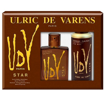 COFRE ULRIC DE VARENS STAR - PERFUME 100ML + DEO.