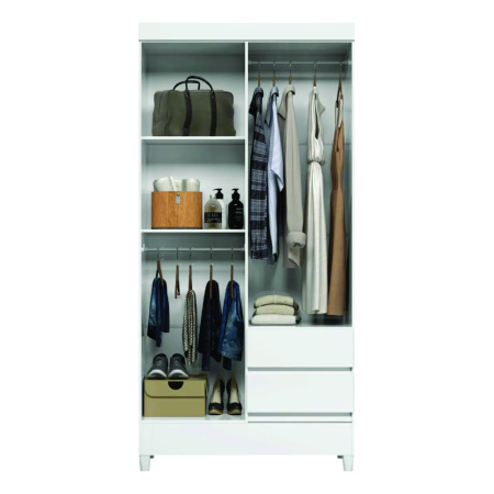 ROPERO FIT 4.2 4 PUERTAS 2 CAJONES  WELAMAN - Imagen 2
