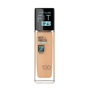 BASE LÍQUIDA MAYBELLINE FIT ME MATTE+PORELESS TONO 130