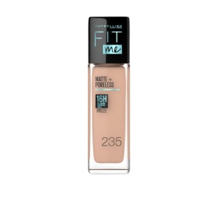 BASE LÍQUIDA MAYBELLINE FIT ME MATTE+PORELESS FPS 22 TONO 235