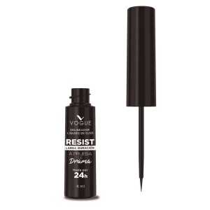 DELINEADOR DE OJOS LÍQUIDO VOGUE RESIST NEGRO