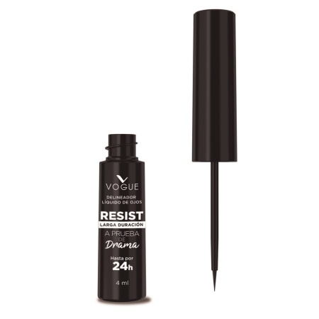 DELINEADOR DE OJOS LÍQUIDO VOGUE RESIST NEGRO
