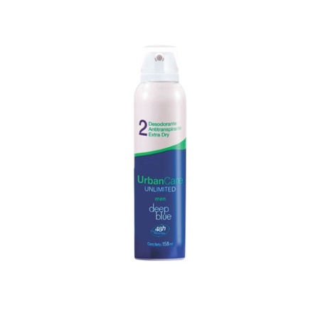 DESODORANTE ANTITRANSPIRANTE URBAN CARE DEEP BLUE 158 ML