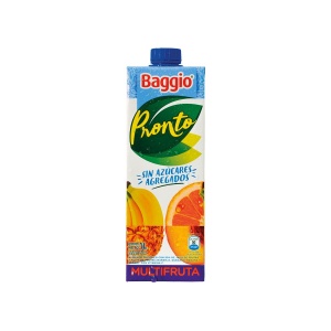 JUGO BAGGIO MULTIFRUTA S/AZUCAR 1 LT