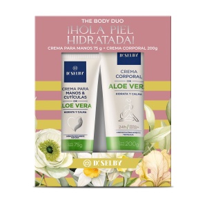 SET DR. SELBY THE BODY DUO ALOE-CREMA CORPORAL 200 GR+CREMA DE MANOS 75 GR