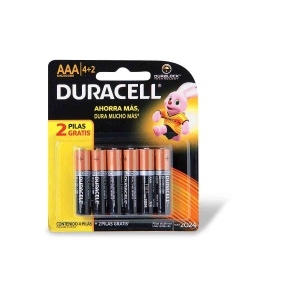 PILAS DURACELL ALCALINAS AAA 4+2