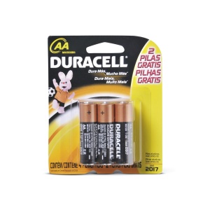 PILAS DURACELL ALCALINAS AA X 6
