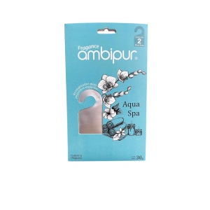 PERCHA PERFUMADA FRAGANCE X 2 AQUA SPA