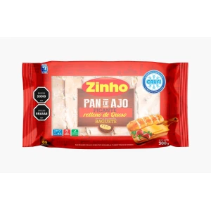 PAN DE AJO PICANTE CON QUESO ZINHO X 5 UNID.