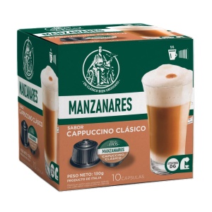 CAFE MANZANARES CAPSULAS CAPPUCCINO X 10