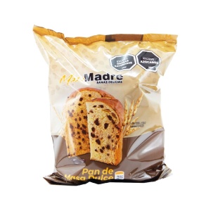 PAN DULCE MASA MADRE GOTAS DE CHOCOLATE 300 GR.