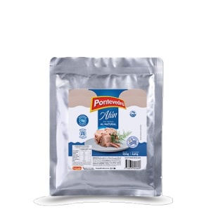ATUN EN TROZOS AL AGUA POUCH PONTEVEDRA 250 GR