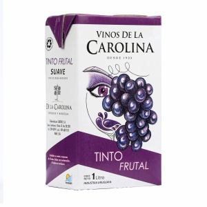 VINO DE LA CAROLINA TINTO FRUTAL 1 LT