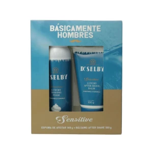 ESTUCHE DR. SELBY BASICAMENTE HOMBRES SENSITIVE-ESPUMA DE AFEITAR 145 GR+BALSAMO 100 GR