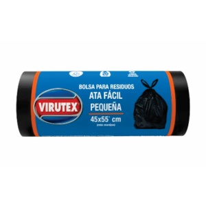 BOLSA PARA RESIDUOS VIRUTEX ATA FÁCIL 45x55 CM X 20