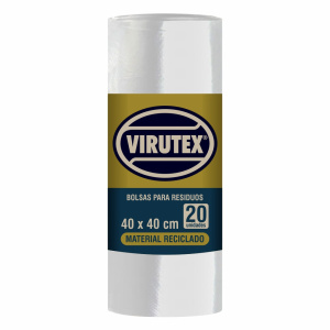 BOLSA PARA BAÑO VIRUTEX ROLLO X 20