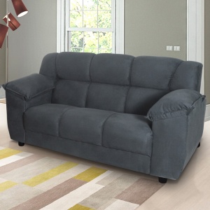 SILLON TELA 3 CUERPOS AGUAI NEGRO/GRIS