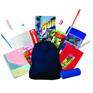 PACK LICEAL CON MOCHILA y CARTUCHERA