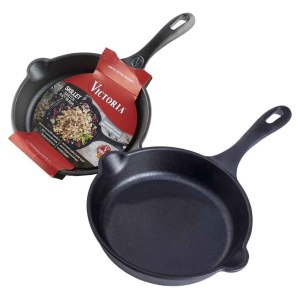 SARTEN DE HIERRO ESMALTADO 16.5 CM