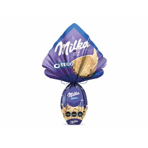HUEVO DE PASCUA MILKA OREO BLANCO 156 GR