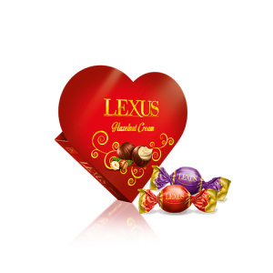 BOMBONERA CORAZÓN LEXUS 110 GR.