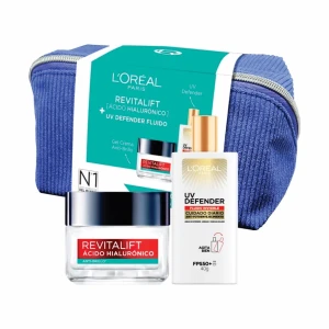 SET L´OREAL - CREMA REVITALIF + UV DEFENDER + NECESSAIRE