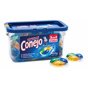 JABÓN CONEJO CAPSULAS 3 EN 1 30 UNID.