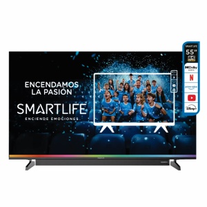 SMART TV SMARTLIFE 55" QLED c/BARRA DE SONIDO