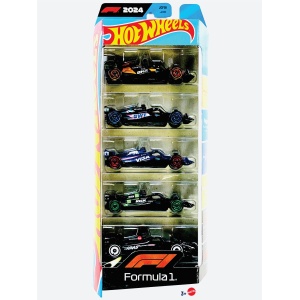 F1 RACING HOT WHEELS PACK X 5