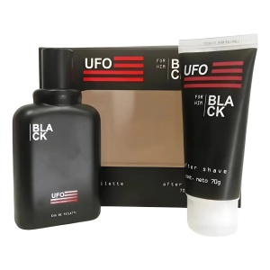 COFRE UFO BLACK - PERFUME EDT 55 ML+ AFTER SHAVE